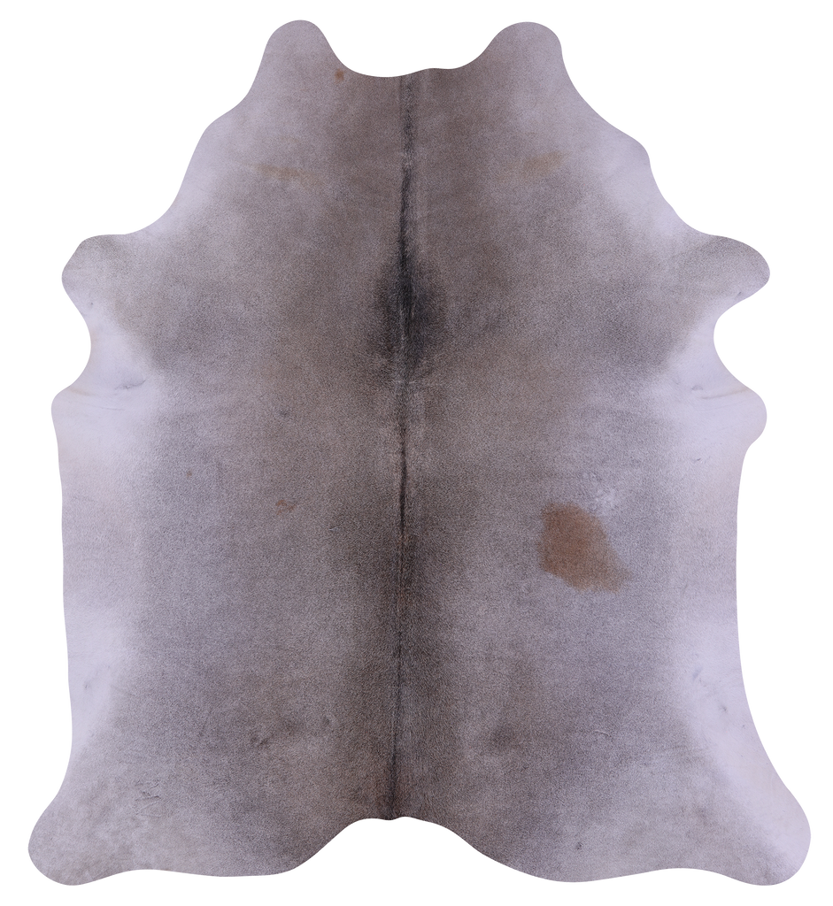 Grey Natural Cowhide Rug - XX-Large 7' 10"H x 7' 0"W
