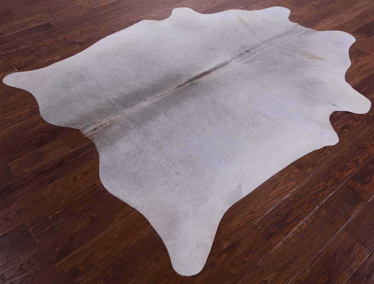 Grey Natural Cowhide Rug - X-Large 7' 3"H x 6' 0"W