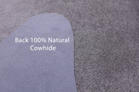 Thumbnail for Grey Natural Cowhide Rug - X-Large 7' 3