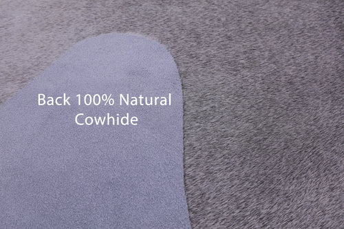 Grey Natural Cowhide Rug - X-Large 7' 3