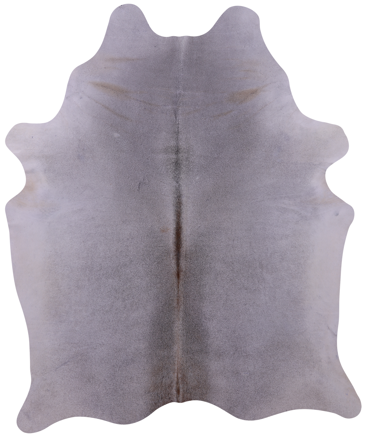 Grey Natural Cowhide Rug - X-Large 7' 3"H x 6' 0"W