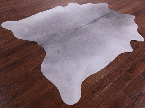 Grey Natural Cowhide Rug - X-Large 7' 0