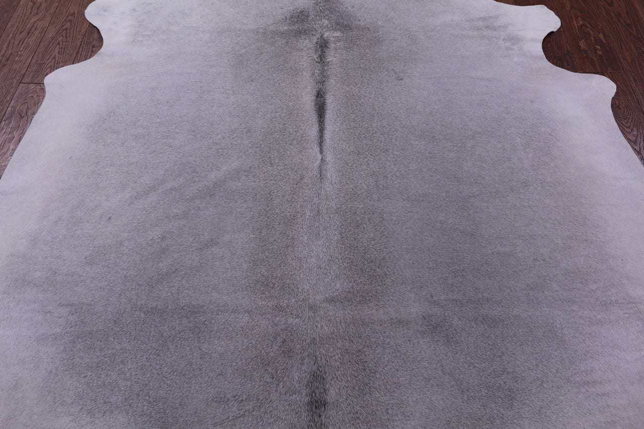 Grey Natural Cowhide Rug - X-Large 7' 0"H x 6' 2"W