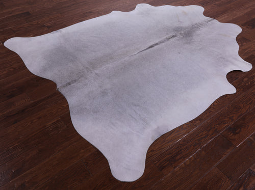 Grey Natural Cowhide Rug - X-Large 7' 0