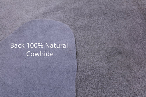 Grey Natural Cowhide Rug - X-Large 7' 0