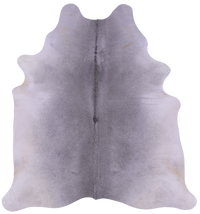 Thumbnail for Grey Natural Cowhide Rug - X-Large 7' 3