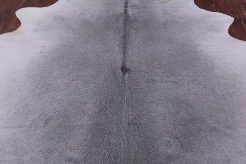 Grey Natural Cowhide Rug - X-Large 7' 3