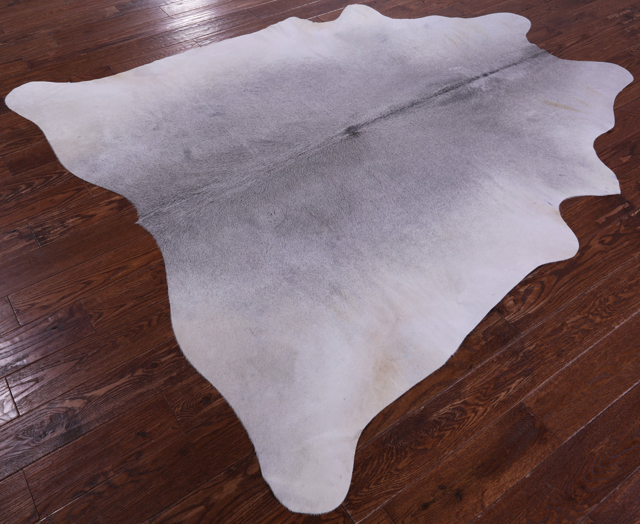 Grey Natural Cowhide Rug - X-Large 7' 3"H x 6' 7"W