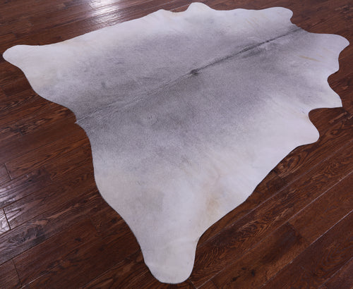 Grey Natural Cowhide Rug - X-Large 7' 3