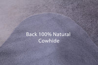 Thumbnail for Grey Natural Cowhide Rug - X-Large 7' 3