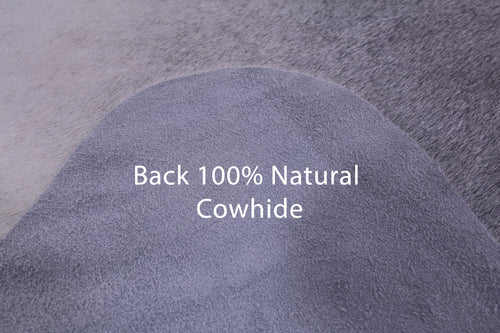 Grey Natural Cowhide Rug - X-Large 7' 3