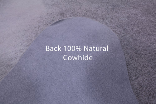 Grey Natural Cowhide Rug - X-Large 7' 0