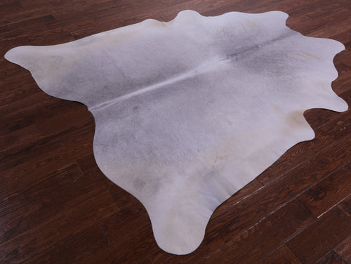 Grey Natural Cowhide Rug - X-Large 7' 4