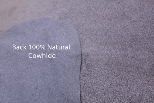 Grey Natural Cowhide Rug - X-Large 7' 4