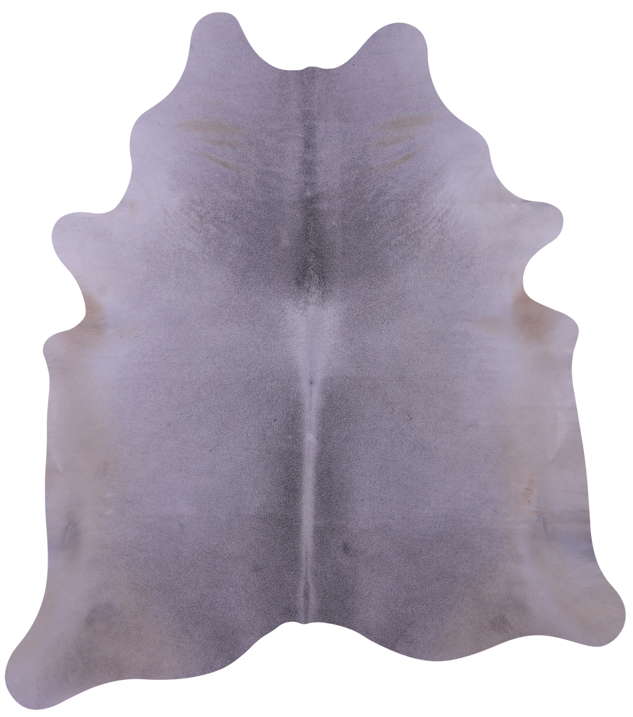 Grey Natural Cowhide Rug - X-Large 7' 4"H x 6' 6"W
