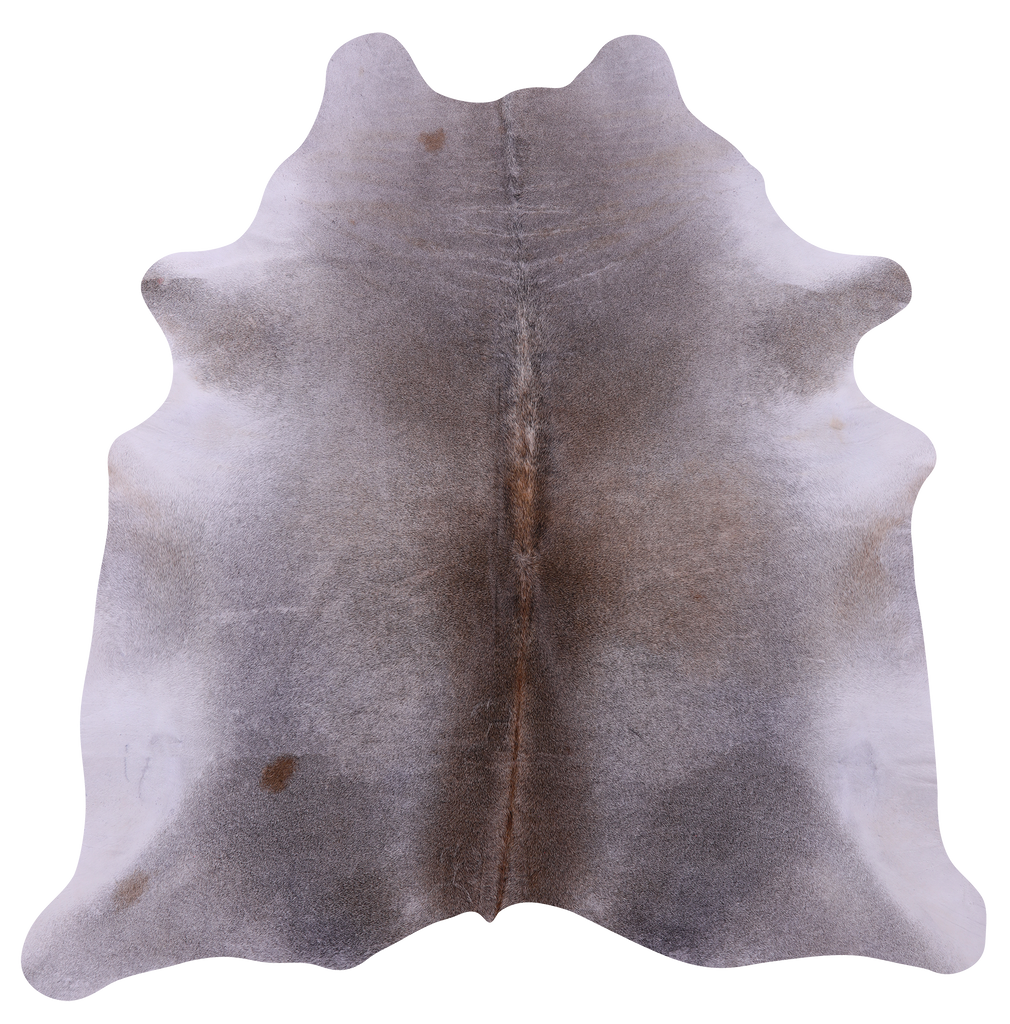 Grey Natural Cowhide Rug - Large 6' 9"H x 6' 8"W
