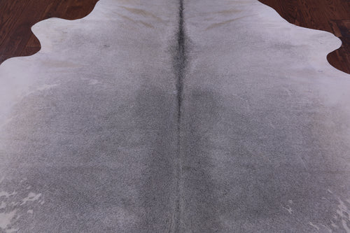 Grey Natural Cowhide Rug - X-Large 7' 4