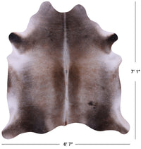 Thumbnail for Light Brown Natural Cowhide Rug - X-Large 7' 1