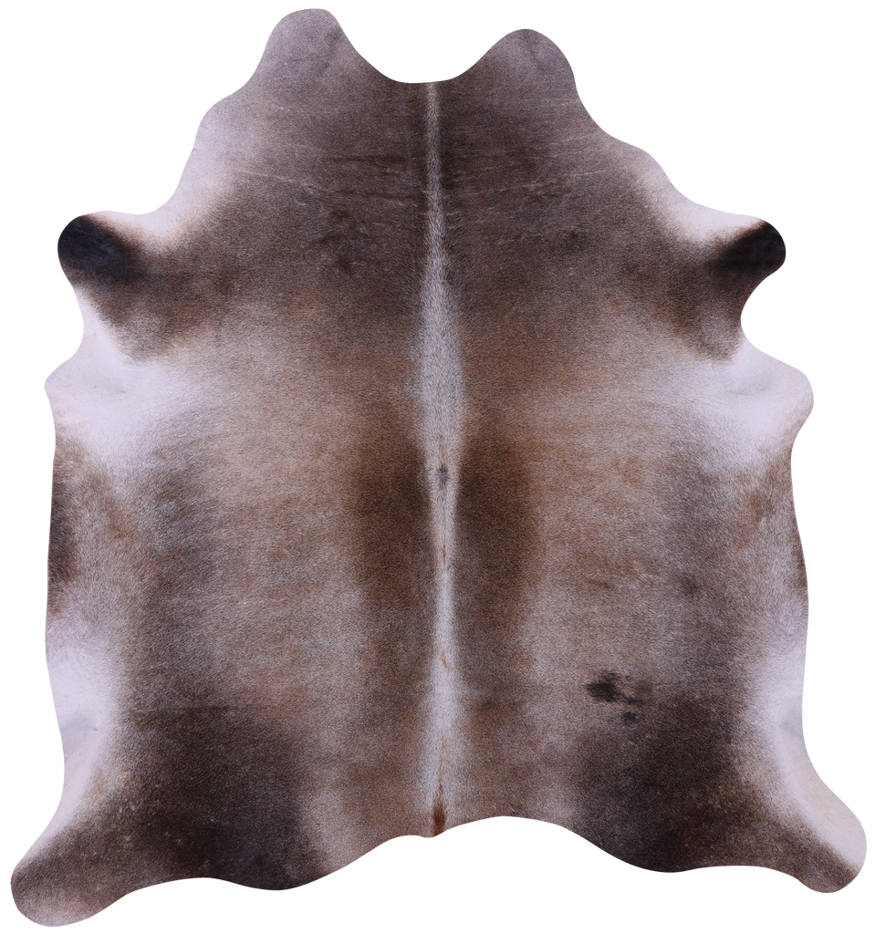 Light Brown Natural Cowhide Rug - X-Large 7' 1"H x 6' 7"W