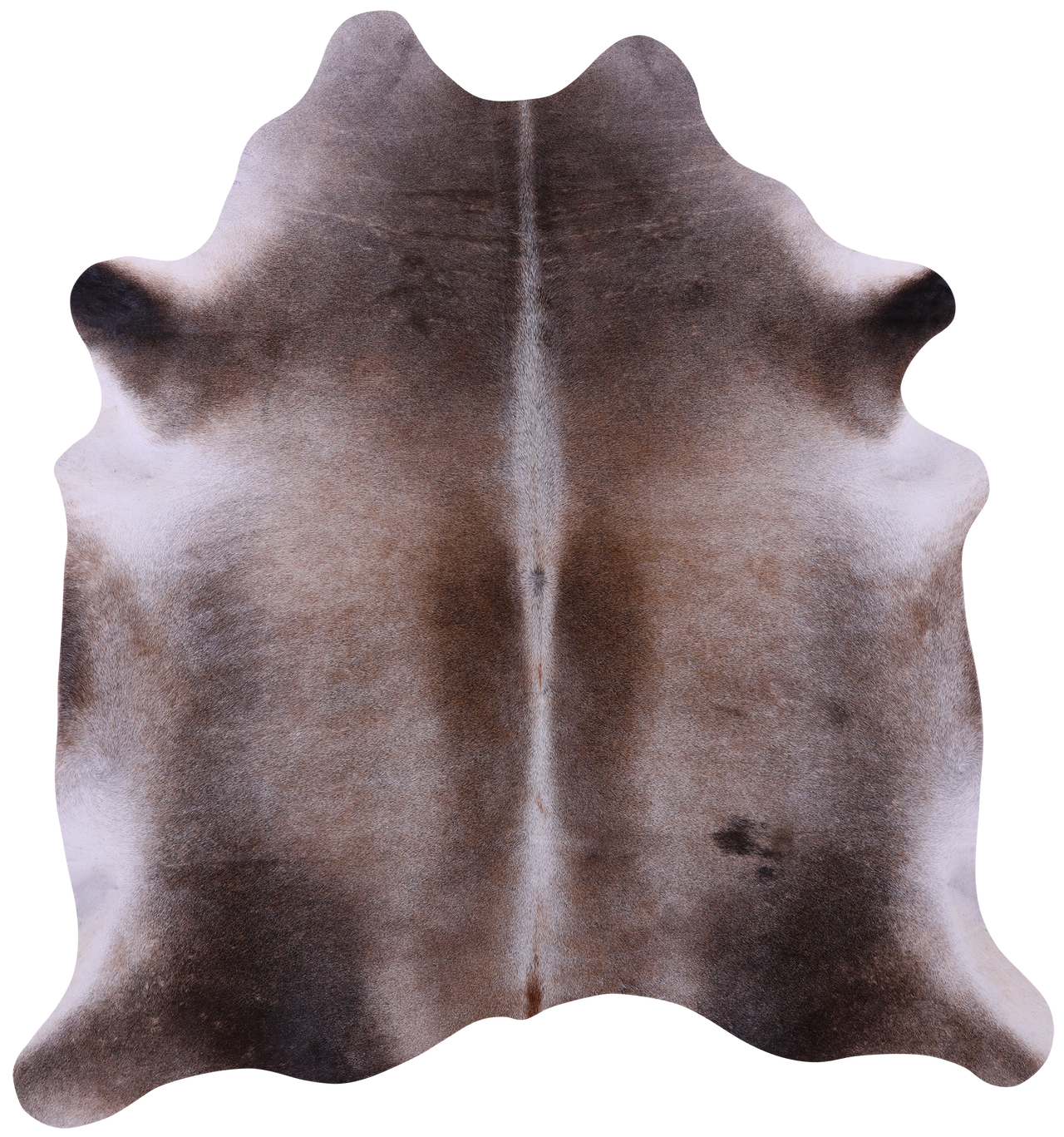 Light Brown Natural Cowhide Rug - X-Large 7' 1"H x 6' 7"W