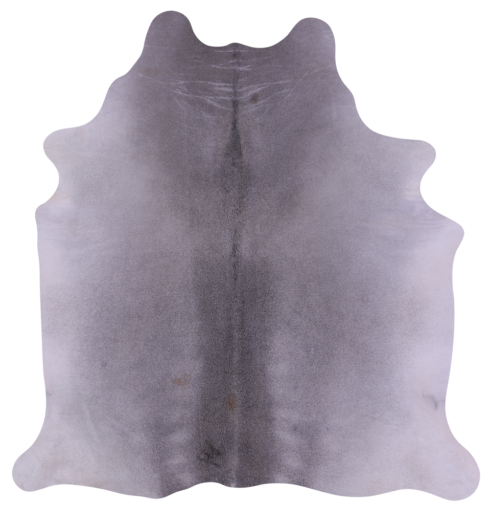 Grey Natural Cowhide Rug - Large 6' 10"H x 6' 6"W