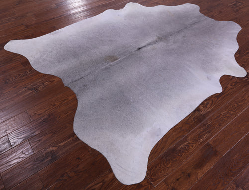 Grey Natural Cowhide Rug - X-Large 7' 7