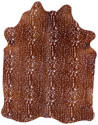 Thumbnail for Gazelle Deer Animal Print Natural Cowhide Rug - X-Large 7' 6