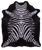 Zebra Animal Print Natural Cowhide Rug - X-Large 7' 0"H x 5' 10"W