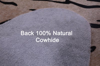 Thumbnail for Tiger Animal Print Natural Cowhide Rug - X-Large 7' 6