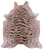 Tiger Animal Print Natural Cowhide Rug - XX-Large 7' 8"H x 6' 10"W