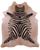 Zebra Animal Print Natural Cowhide Rug - XX-Large 8' 0"H x 6' 9"W