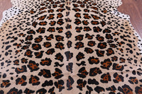 Thumbnail for Jaguar Animal Print Natural Cowhide Rug - Large 6' 6