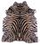 Zebra Animal Print Natural Cowhide Rug - Large 6' 9"H x 6' 5"W