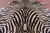 Zebra Animal Print Natural Cowhide Rug - Large 6' 9"H x 6' 5"W