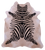 Zebra Animal Print Natural Cowhide Rug - XX-Large 7' 9"H x 6' 10"W
