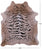 Tiger Animal Print Natural Cowhide Rug - X-Large 7' 5"H x 6' 5"W