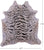 Tiger Animal Print Natural Cowhide Rug - X-Large 7' 3"H x 6' 7"W