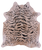 Tiger Animal Print Natural Cowhide Rug - X-Large 7' 2"H x 6' 4"W