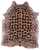 Jaguar Animal Print Natural Cowhide Rug - X-Large 7' 2"H x 6' 0"W
