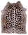 Jaguar Animal Print Natural Cowhide Rug - X-Large 7' 2"H x 5' 9"W