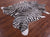 Zebra Animal Print Natural Cowhide Rug - X-Large 7' 5"H x 6' 9"W