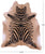 Zebra Animal Print Natural Cowhide Rug - XX-Large 7' 9"H x 6' 10"W