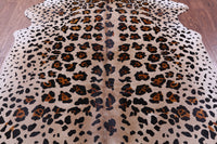 Thumbnail for Jaguar Animal Print Natural Cowhide Rug - X-Large 7' 3