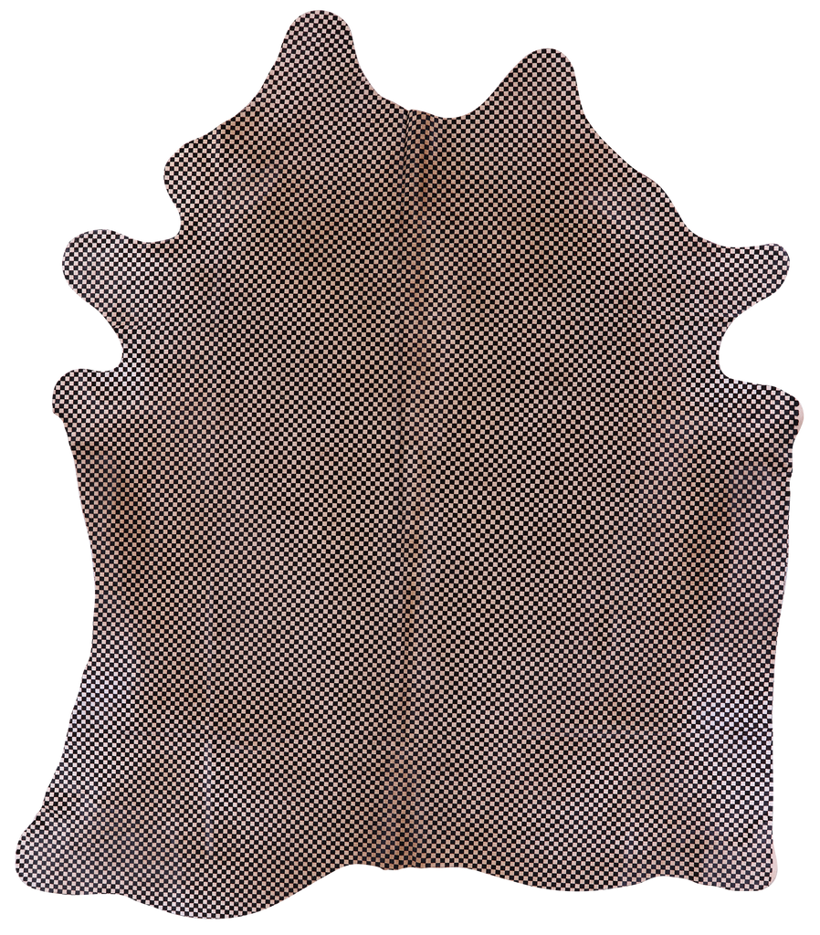 Printed Natural Cowhide Rug - XX-Large 8' 0"H x 6' 8"W