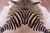 Zebra Animal Print Natural Cowhide Rug - X-Large 7' 7"H x 6' 5"W