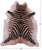 Zebra Animal Print Natural Cowhide Rug - X-Large 7' 7"H x 6' 5"W