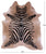 Zebra Animal Print Natural Cowhide Rug - XX-Large 7' 8"H x 6' 8"W