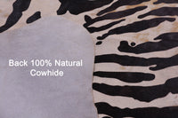 Thumbnail for Tiger Animal Print Natural Cowhide Rug - X-Large 7' 4