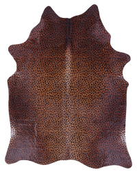 Thumbnail for Leopard Animal Print Natural Cowhide Rug - XX-Large 7' 9