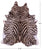 Zebra Animal Print Natural Cowhide Rug - XX-Large 8' 0"H x 6' 10"W